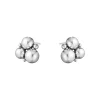 Georg Jensen – Moonlight Grapes ørepynt i oksidert sølv
