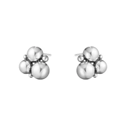 Georg Jensen – Moonlight Grapes ørepynt i oksidert sølv