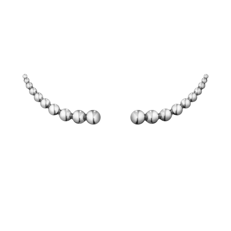 Georg Jensen – Moonlight Grapes ørepynt i oksidert sølv