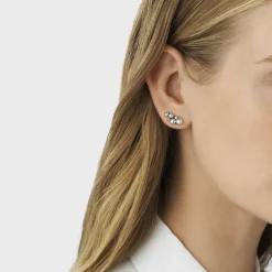 Georg Jensen – Moonlight Grapes ørepynt i oksidert sølv
