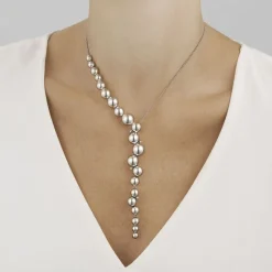 Georg Jensen – Moonlight Grapes halssmykke i oksidert sølv