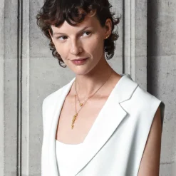 Georg Jensen – Moonlight Grapes earcuff i 18k gult gull og diamanter