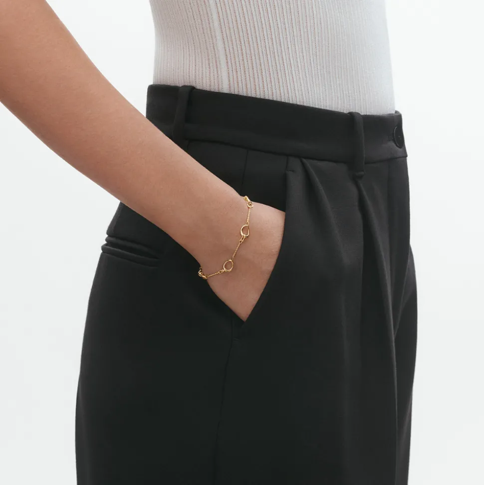 Georg Jensen – Offspring armbånd i 18k gult gull