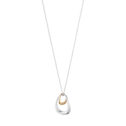 Georg Jensen – Offspring halssmykke i sølv og rosegull