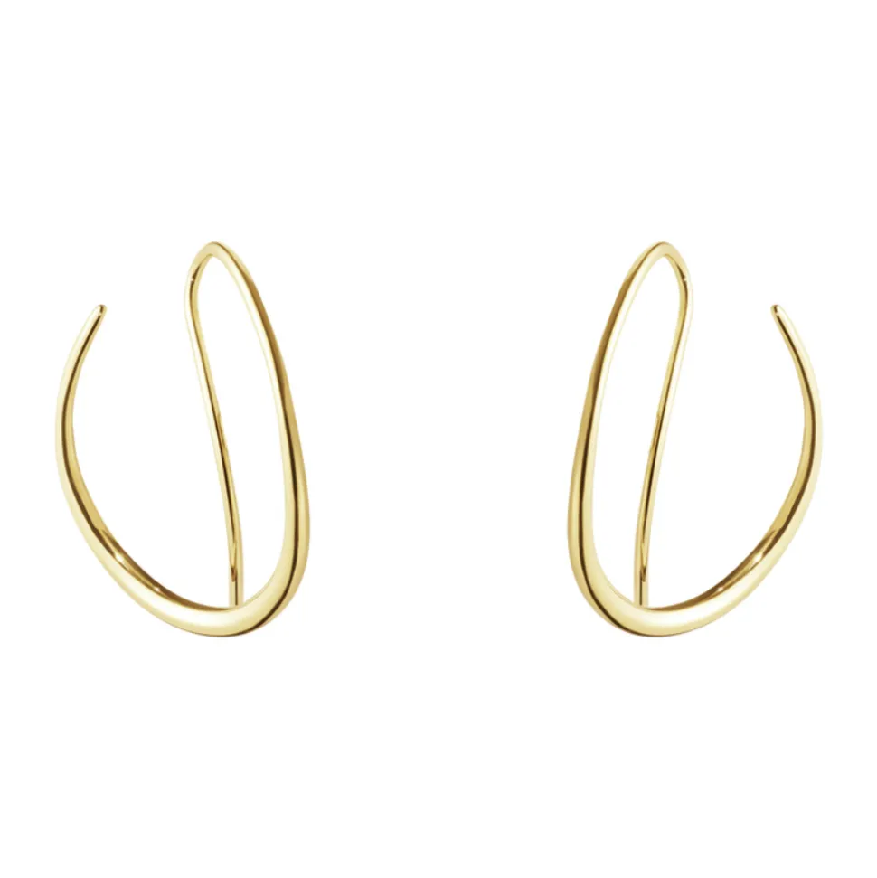 Georg Jensen – Offspring ørepynt i gult gull