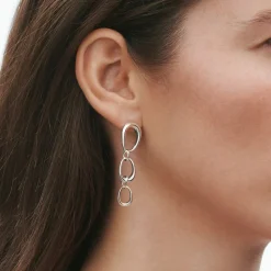 Georg Jensen – Offspring øreringer i sølv