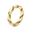Georg Jensen – Reflect chain ring i gult gull
