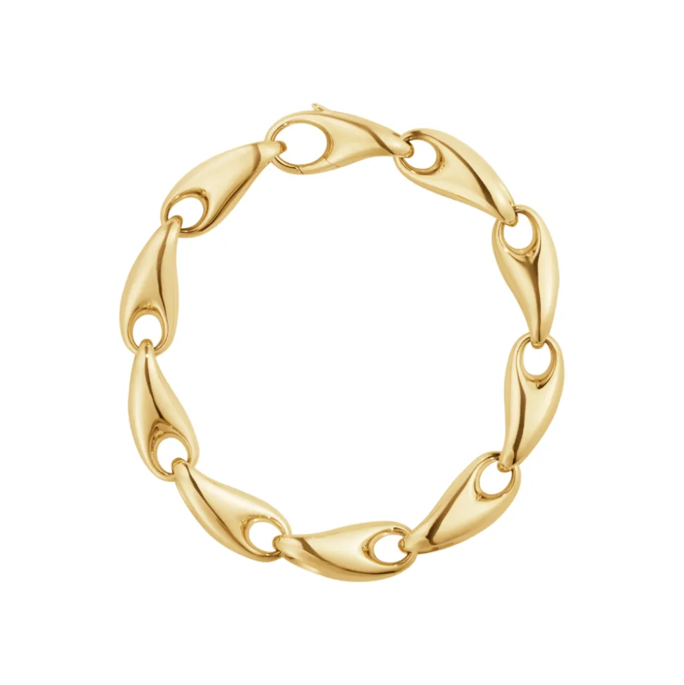 Georg Jensen – Reflect large armlenke i 18k gult gull