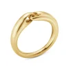 Georg Jensen – Reflect small link ring i gult gull
