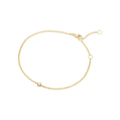 Georg Jensen – Signature collection armlenke i 18k gult gull med diamanter