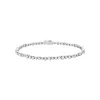 Georg Jensen – Signature Tennisarmbånd i 18k hvitt gull med diamanter