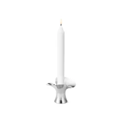Georg Jensen Living – Bloom lysestaker i rustfritt stål, 2pk
