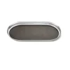 Georg Jensen-Serveringsbrett med brun skinn (løs-)-Manhattan-BY Georg Jensen Team