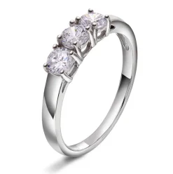 Glow by Gulldia – Farah ring i sølv med zirkonia