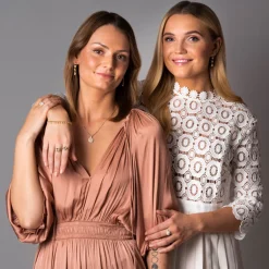 Glow by GullDia – Maud ring i forgylt sølv