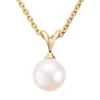 Gold by Frisenberg – Anheng i gult gull med akoya/kulturperle 8-8,5 mm