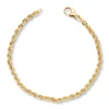 Gold by Frisenberg – Armlenke i gult gull, Massiv vridd/cordell – 18,5 cm