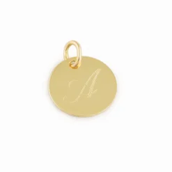 Gold by Frisenberg – Bokstavanheng i 14k gult gull, blank – 13mm