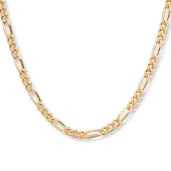 Gold by Frisenberg – Figaro kjede i gult gull – 50 cm/3,4mm bredt