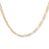 Gold by Frisenberg – Figaro kjede i gult gull – 45cm/2,8 mm bredt