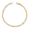 Gold by Frisenberg – Figaro armbånd i gult gull – 3,4mm