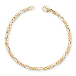 Gold by Frisenberg – Figaro armbånd i gult gull – 3,4mm