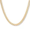 Gold by Frisenberg – Flat panserlenke i massivt gull – 50 cm-5,3 mm bredde