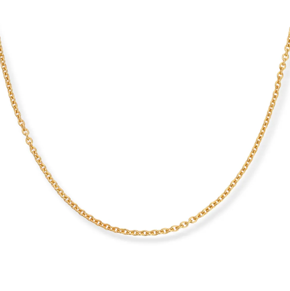 Gold by Frisenberg – Gullkjede rund anker i 14k gult gull – 1,5 mm