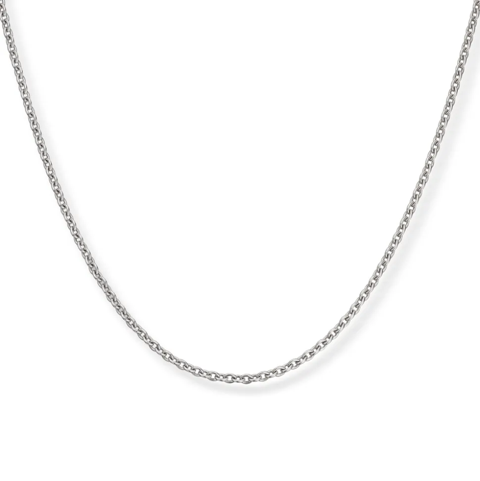 Gold by Frisenberg – Gullkjede rund anker i 14k hvitt gull – 1,5 mm