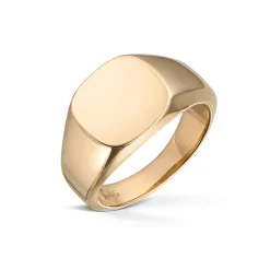 Gold By Frisenberg – Håndlagd Signetring – Gult gull – Med mulighet for gravering