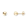 Gold by Frisenberg – Kuleørepynt i gult gull – 5 mm