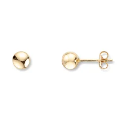 Gold by Frisenberg – Kuleørepynt i gult gull – 5 mm