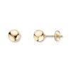 Gold by Frisenberg – Kuleørepynt i gult gull – 6 mm