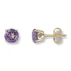 Gold by Frisenberg – Ørepynt 14k Gult Gull – Amethyst