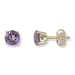 Gold by Frisenberg – Ørepynt 14k Gult Gull – Amethyst