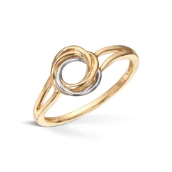 Gold By Frisenberg – Ring i gult og hvitt gull 585