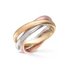 Gold By Frisenberg – Ring i gult, rose og hvitt gull 585. Også kalt Cartier ring.