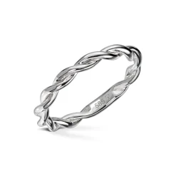 Gold by Frisenberg – Ring i hvitt gull «tvunnet»