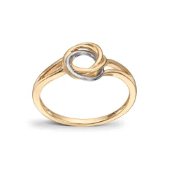 Gold By Frisenberg – Ring i gult og hvitt gull 585