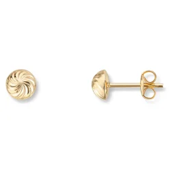 Gold by Frisenberg – Rund ørepynt i gult gull – 5 mm
