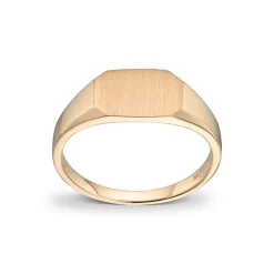 Gold by Frisenberg – Signetring i gult gull, rektangel