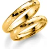 Gult gull ring – 8 mm bredde