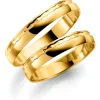 Gult gull ring – 2,5 mm bredde