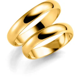 Gult gull ring – 2,5 mm bredde