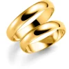 Gult gull ring – 5 mm bredde