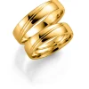Gult gull ring – 8 mm bredde