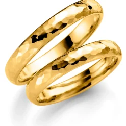 Gult gull ring – 2,5 mm bredde
