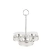 Hammerlund 3-pk Glasskål m/tinnstativ