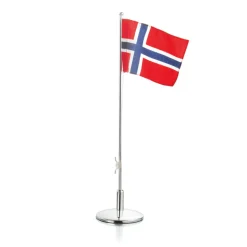 Haugrud – Flaggstang forsølvet H:33 cm