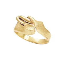 Heiring – Mille ring i forgyldt sølv, NO.4